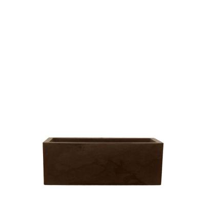 Vaso Cubo Fosco 80x30cm Antique Rusty