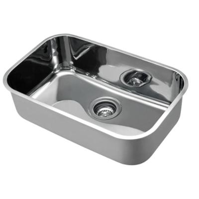 Cuba De Embutir N.2 Em Aço Inox Alto Brilho C/Válvula 4.1/2"
