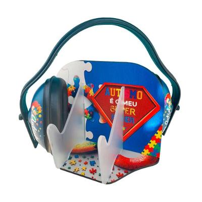 Suporte Gamers Infinity Com Abafador De Ruidos Autistas