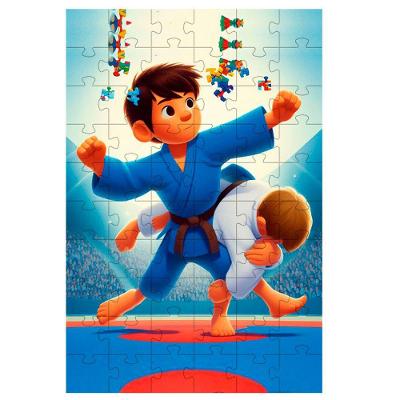 Quebra-cabeça Infantil Judô Esportes 300 Peças Em Mdf