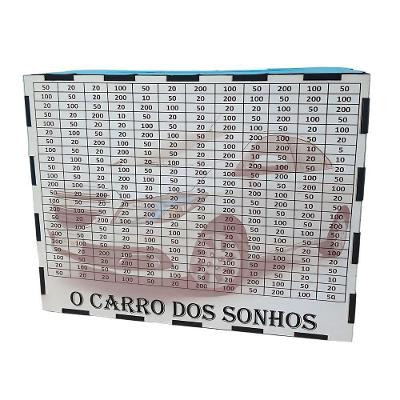 Cofre Desafio Meu Carro Dos Sonhos Junte 20 Mil Para Seu Sonho Em Mdf