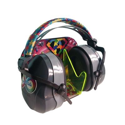 Suporte Fluorescente E Abafador De Ruido 26 Db Para Autistas