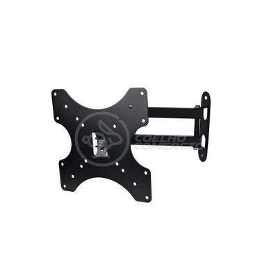 Suporte De Tv C312 Para Monitores Tvs 3d Plasma Lcd E Led De 40" Articulado 150 Graus Suporta 30 Kg
