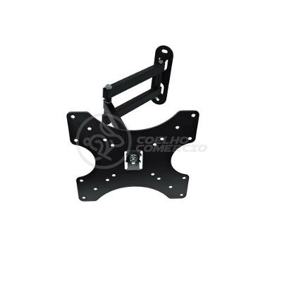 Suporte De Tv C312 Para Monitores Tvs 3d Plasma Lcd E Led De 39" Articulado 150 Graus Suporta 30 Kg