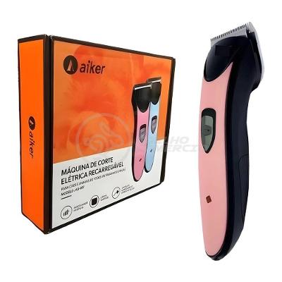 Tosa Cão Aiker Ag-097 Recarregável Para Cães E Animais De Todos Os Tamanhos Raças - Rosa