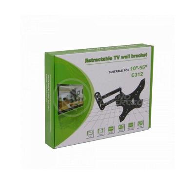 Suporte De Tv C312 Para Monitores Tvs 3d Plasma Lcd E Led De 55" Articulado 150 Graus Suporta 30kg
