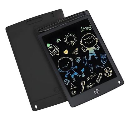 Tela De Escrita Lcd 12" Preta Lousa Mágica Escrita Colorida Botão De Apagar Desenhos E Anotações