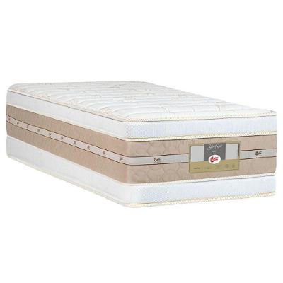 Colchão Solteiro Molas Air Pocket 88x188x34cm Double Face Silver Star - Castor