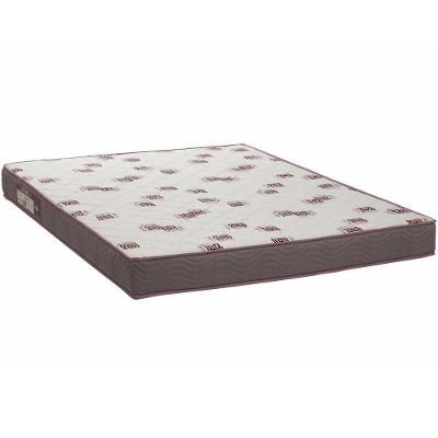 Colchão Queen 158x198 X14 Espuma D28 Bordado Light Branco Bordô - Ortobom