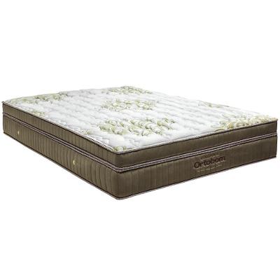 Colchão Queen 158x198 Espuma Viscogel D45 Molas Gold Ultra Gel Dourado Branco - Ortobom