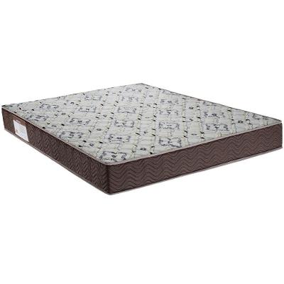 Colchão Queen 158x198x18 Espuma D45 Bordado Iso Marrom Branco - Ortobom