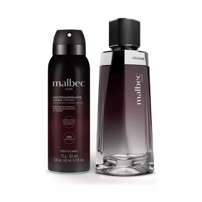 Malbec Icon + Desodorante Colônia 100ml + Desodorante 75g/125ml