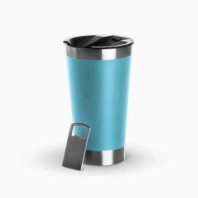 Copo Térmico De Aço Inoxidável Parede Dupla - Azul Claro