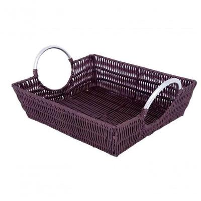 Cesto Retangular Com Alça Oval áfrica 37x22 Cm - Mimo Style - Yk9128