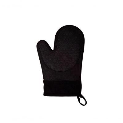 Luva De Silicone Preto Com Tecido 29 Cm Mimo Style Sn14287x