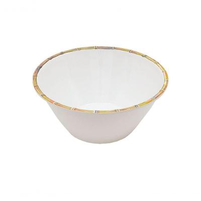 Jogo 2 Saladeiras Melamina Bambu Asper 25 Cm Mimo Style
