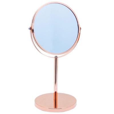 Espelho De Aumento Com Base Bronze 35x18 Cm - Mimo Style - Bh1611bz