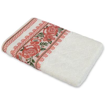 Jogo Toalhas De Banho Fio Penteado 2 Peças Jacquard - Nice - Branco