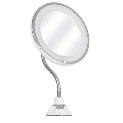 Espelho De Aumento Com Led Base Flexível 35x18 Cm - Mimo Style - Bh19285