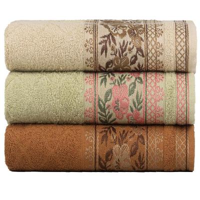 Kit 3 Toalhas De Banho Fio Penteado Jacquard - 70x140cm - Nice - Kit 1