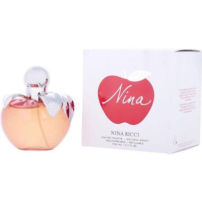Perfume Feminino Nina Ricci Edt Spray Refilável 80 Ml