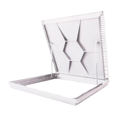 Tampa Para Casa Máquinas Piscina 1,00x1,00m Com Grelha Nossa Kasa Branco