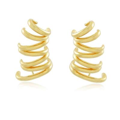 Brinco Earcuff Jessica Banhado A Ouro 18k