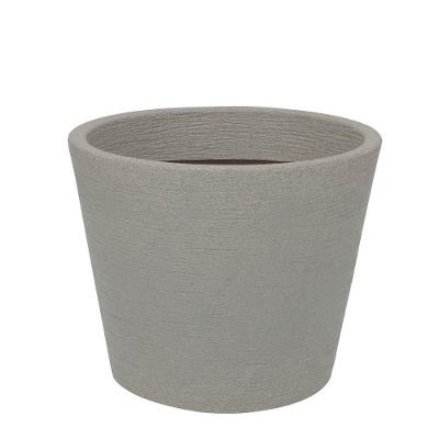 Vaso Terra Cone Fosco 55x46cm Granito Pedra