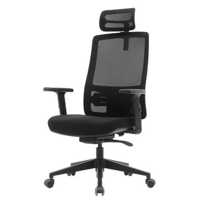 Cadeira Escritório Giratória Nr-17 Wall Street Presidente Fratini Tela Mesh Preto Base Rodízio Nylon