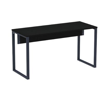 Mesa Escritório P25 Tub Pandin 150 Cm (larg) Tampo Mdp Preto Pé Aço Tubular Azul Del Rey
