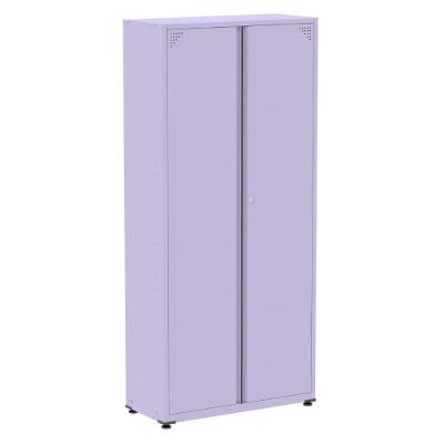 Armário Alto 2 Portas Pandin 80 Cm (largura) Inmetro Estrutura E Portas Aço Lilás C- Chave