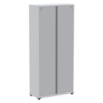 Armário Alto 2 Portas Pandin 80 Cm (largura) Inmetro Estrutura E Portas Aço Cinza C- Chave