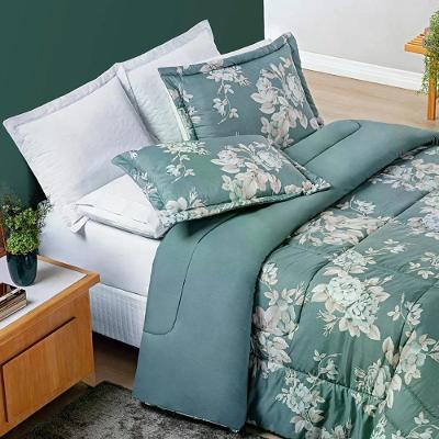 Edredom Queen Estampado Micropercal 200 Fios 03 Peças Avere Primavera Primavera