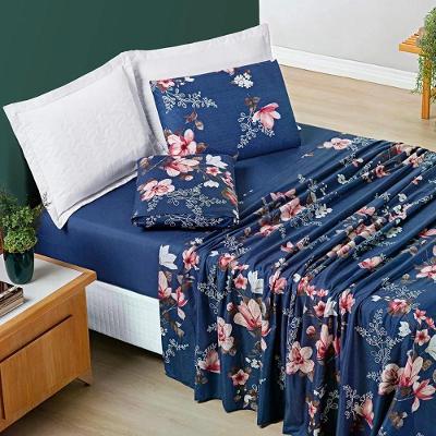 Jogo De Cama Queen Estampado 04 Peças 200 Fios Avere Encantada Encantada
