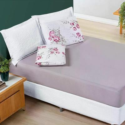 Jogo De Cama King Estampado 03 Peças 200 Fios Avere Lilac Lilac