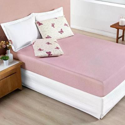 Jogo De Cama Casal Estampado 03 Peças 200 Fios Avere Borboletas Borboletas