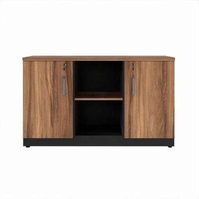 Armário Baixo Office Credenza Web Office Nogal-preto