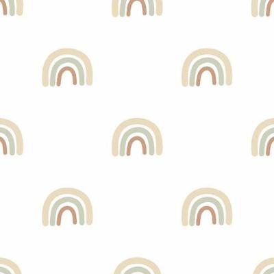 Papel De Parede Minime Infantil Bege 17127