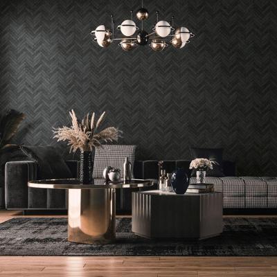 Papel De Parede Struktura Geométrico Cinza 45761