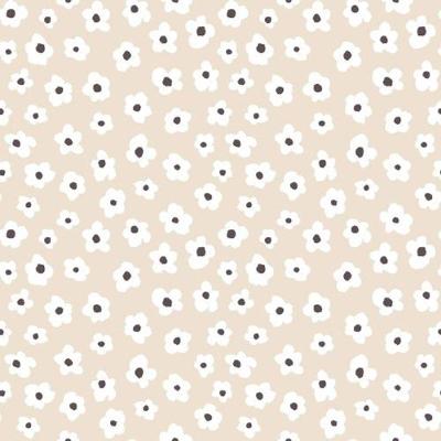 Papel De Parede Minime Floral Bege 17138