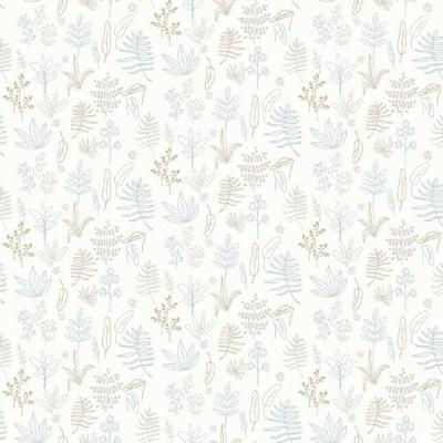 Papel De Parede Minime Folhagem Bege 17166