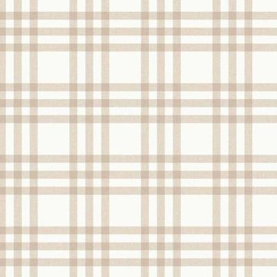 Papel De Parede Minime Xadrez Bege 17153
