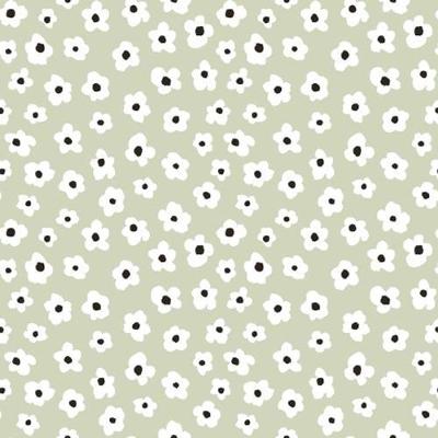 Papel De Parede Minime Floral Verde 17137