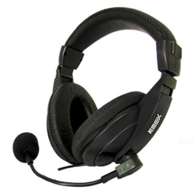 Headset K-mex Ars-7500 C- Microfone Preto