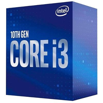Processador Intel Core I3-10100f, 3.6ghz (4.3ghz Max Boost), Cache 6mb, Quad Core, 8 Threads, Lga 1200 - Bx8070110100f