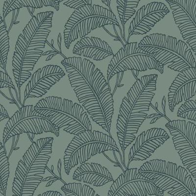 Papel De Parede Ciara Folhagem Verde A66401