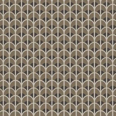Papel De Parede Thema Geométrico Marrom 28867