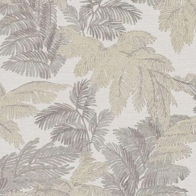Papel De Parede Thema Folhagem Cinza 28817