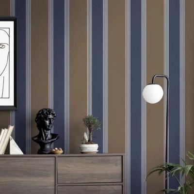 Papel De Parede Thema Listrado Marrom 28879