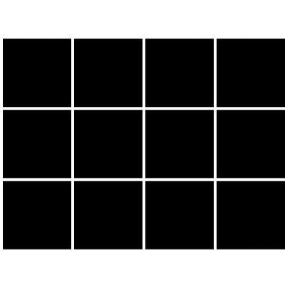 Papel De Parede Doce Estilo Geométrico Preto 82403
